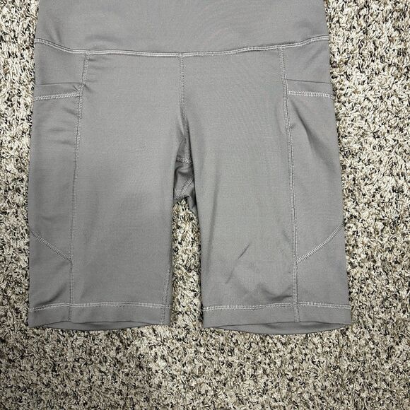 Velocity Sculpt And Flow Grace 9” Short Women’s Sz S Biker Shorts Grey Pockets - Picture 3 of 11